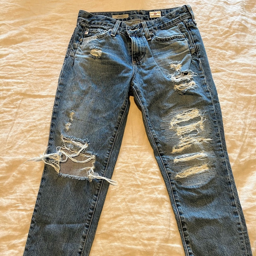 AG The Beau slouchy skinny